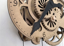 Load image into Gallery viewer, Sebringville Wooden Gear Clock