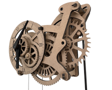 Cargar imagen en el visor de la galería, Crossingham Wooden Gear Clock