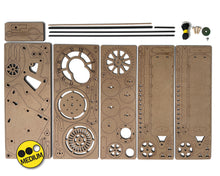 Cargar imagen en el visor de la galería, Crossingham Wooden Gear Clock