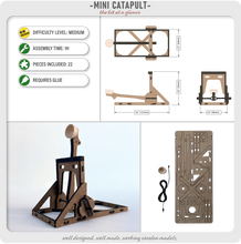 Cargar imagen en el visor de la galería, Mini Kit Bundle – Catapult, Trebuchet, and Ballista
