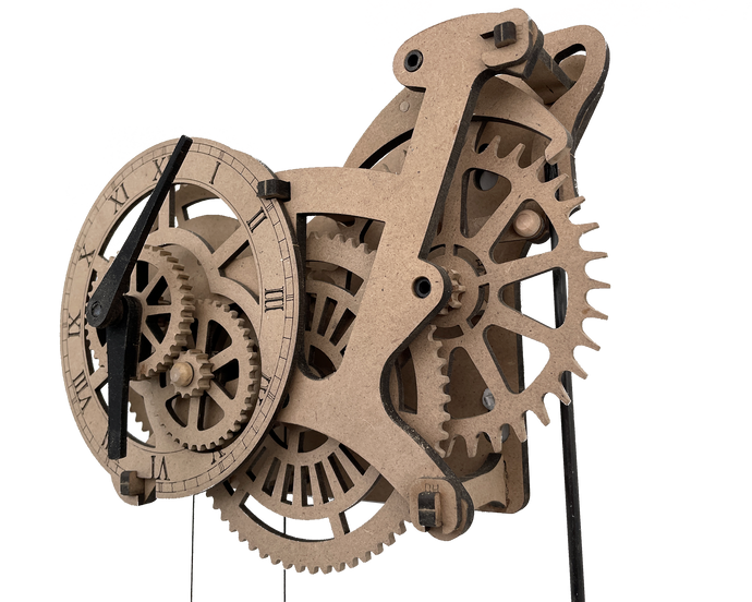 Crossingham Wooden Gear Clock