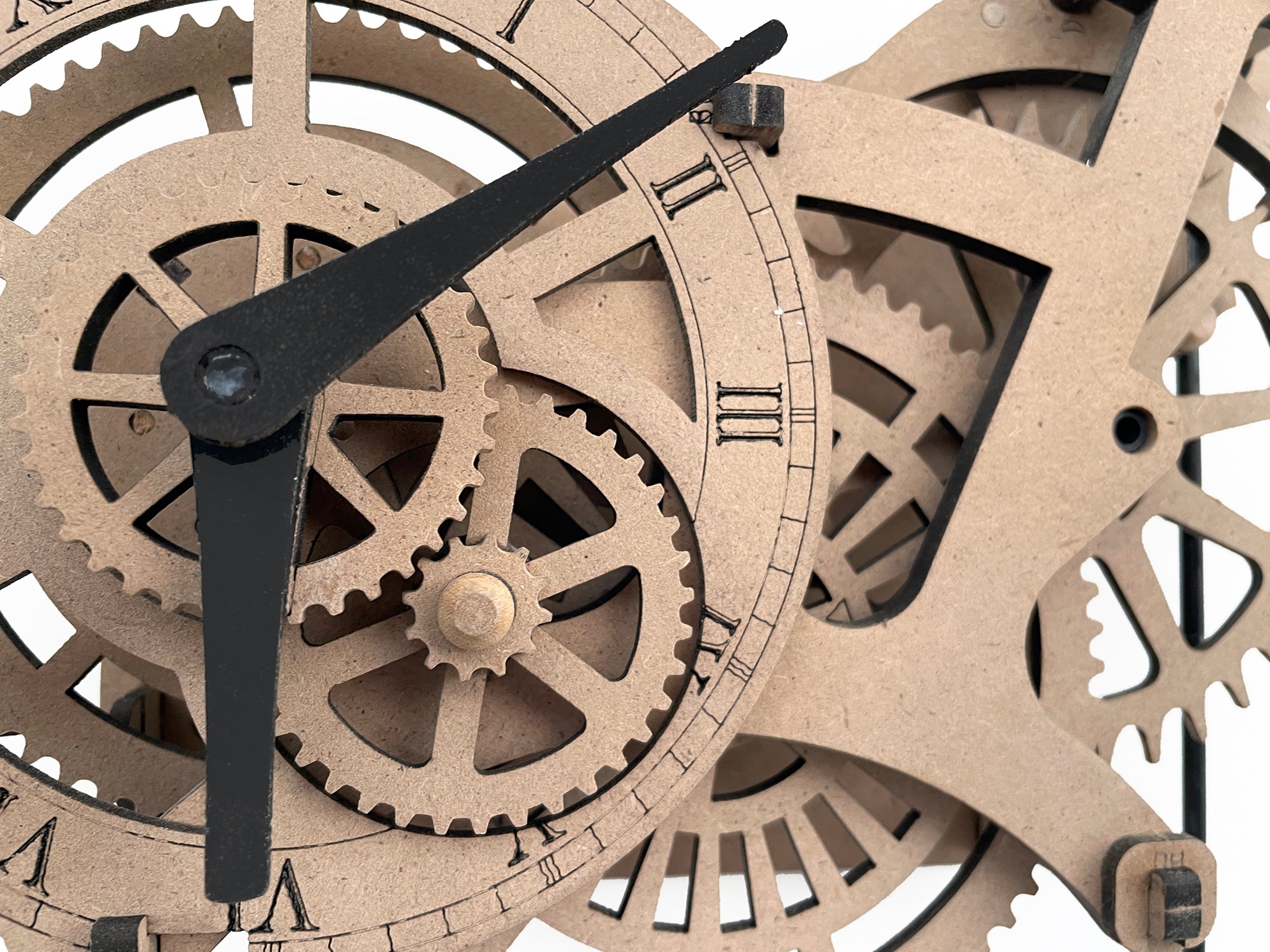clock gears Crossingham Wooden Gear Clock – Abong Inc