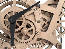 Load image into Gallery viewer, Crossingham Wooden Gear Clock
