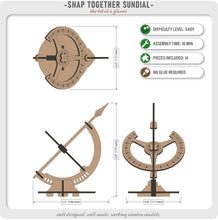 Charger l&#39;image dans la galerie, Snap Together Sundial
