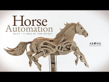 在图库查看器中加载和播放视频，Horse Automaton
